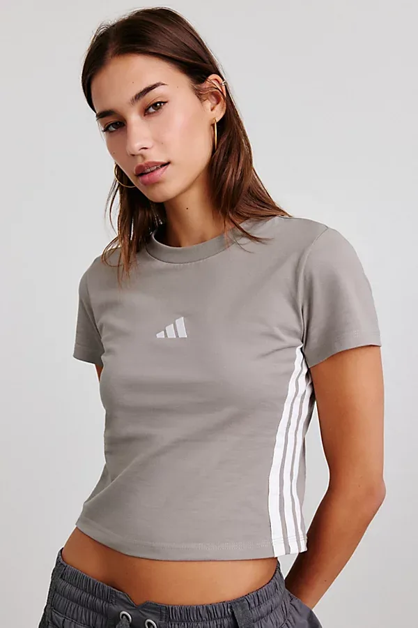 Adidas Essential 3-Stripes Slim Baby Tee by adidas