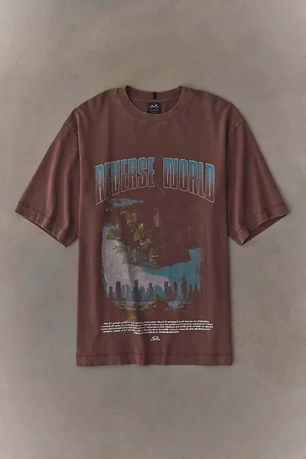 Oakley Reverse World Graphic Tee by Oakley