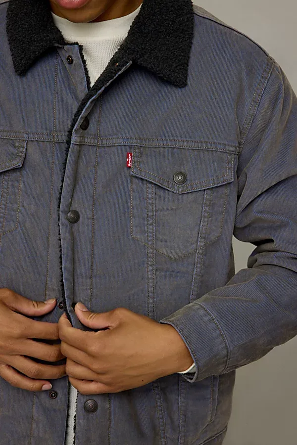 Levi's Relaxed Fit Fleece Lined Trucker Jacket by Levi's