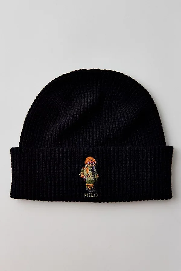 Polo Ralph Lauren Red Rocks Bear Beanie by Polo Ralph Lauren