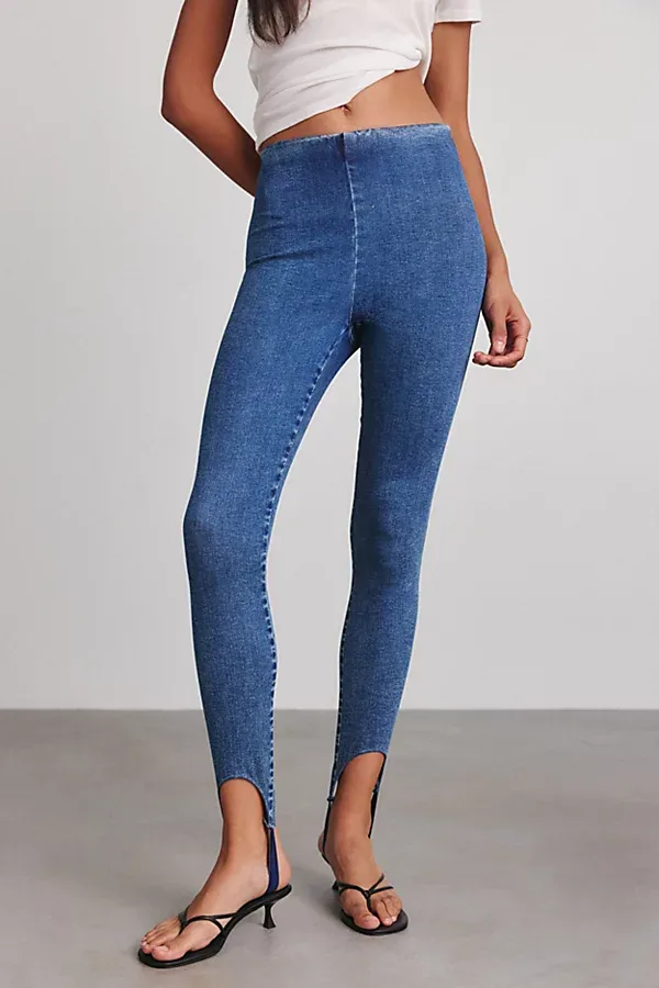 Steve Madden Rockaway Stirrup High-Rise Skinny Jeans Pant by Steve Madden