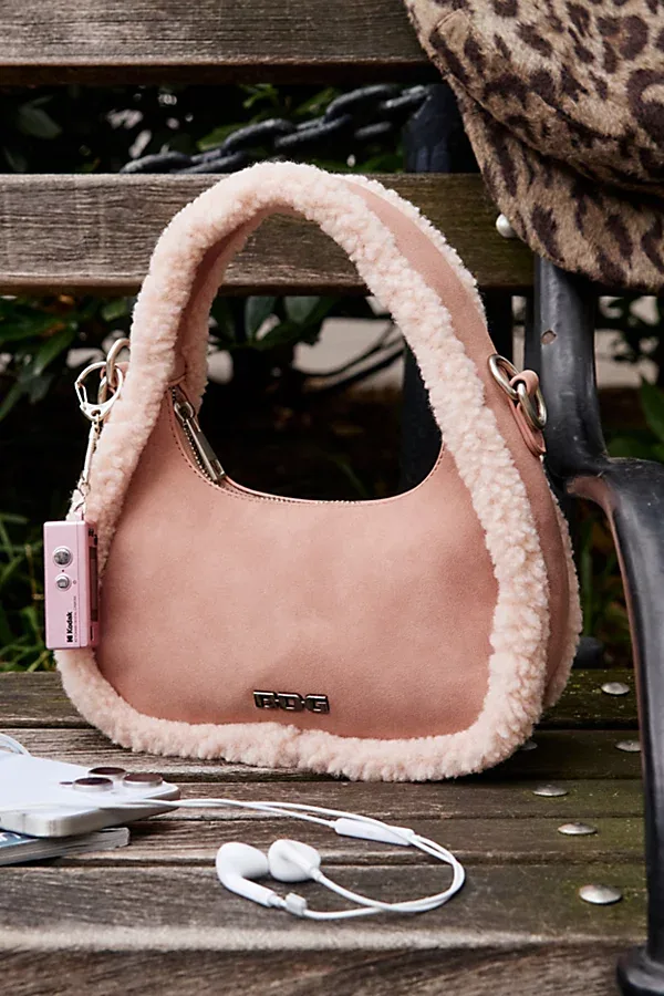 Mila Faux Shearling-Trim Bag by BDG