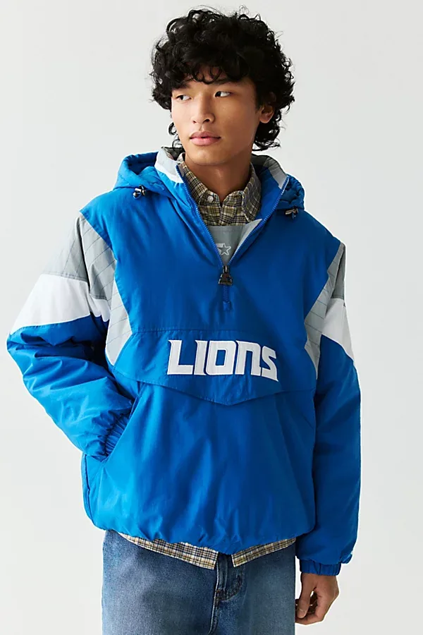 NFL Throwback Quarter Zip Windbreaker Jacket by Starter