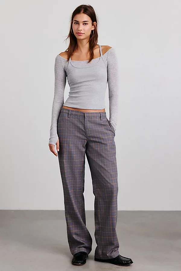 Happy Hour Mid-Rise Straight Leg Pants by BDG