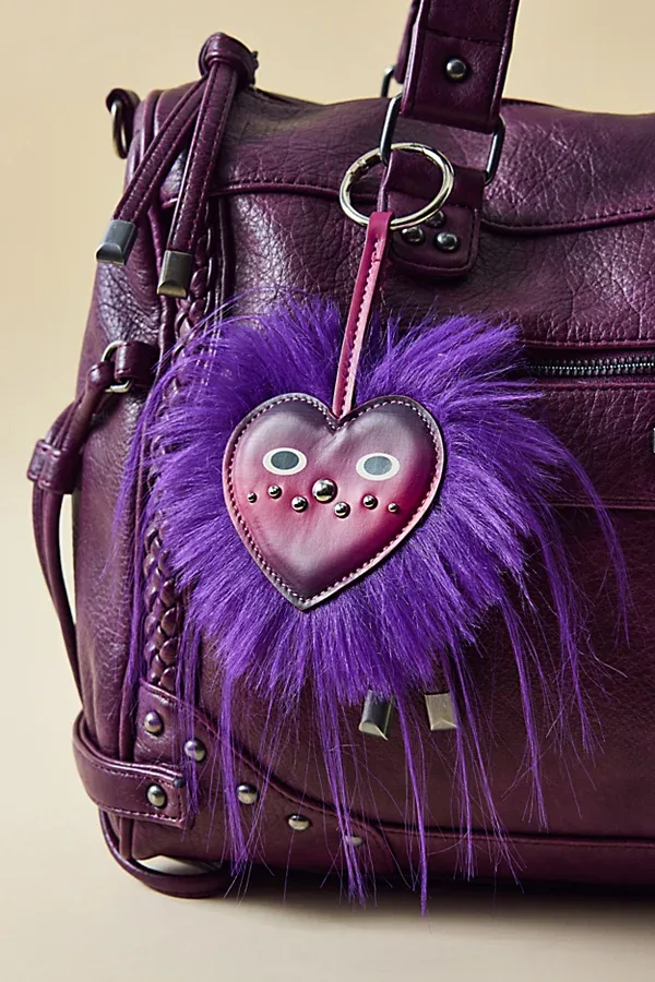 Moxie Fluffy Bag Charm by Urban Outfitters