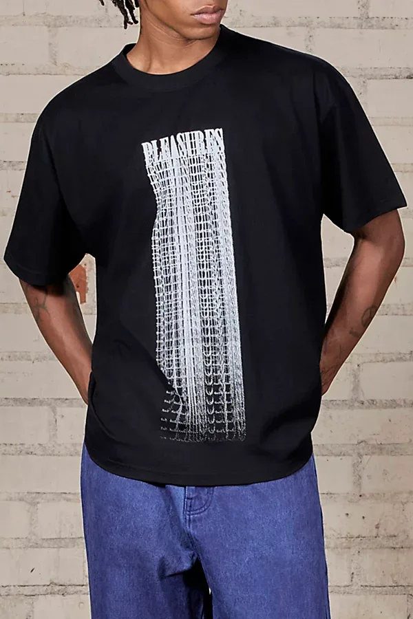 Blurred Graphic Tee by PLEASURES