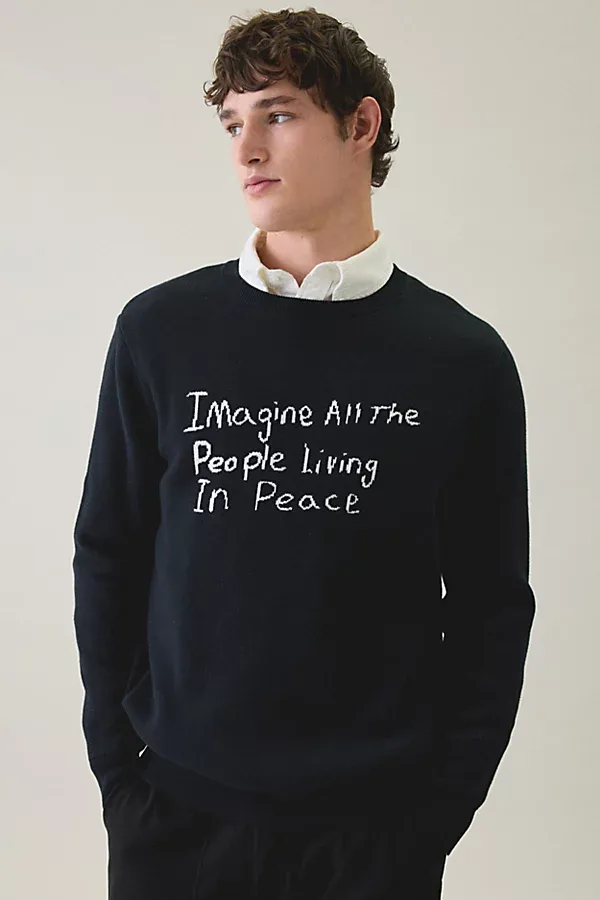 Museum of Peace & Quiet Imagine Knit Crewneck Sweater by Museum of Peace & Quiet