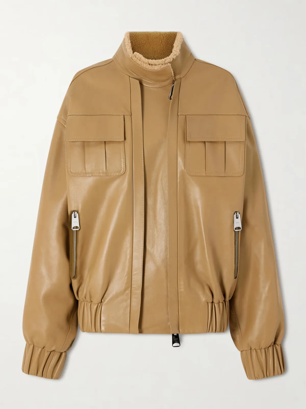 - Malone Shearling Bomber Jacket -