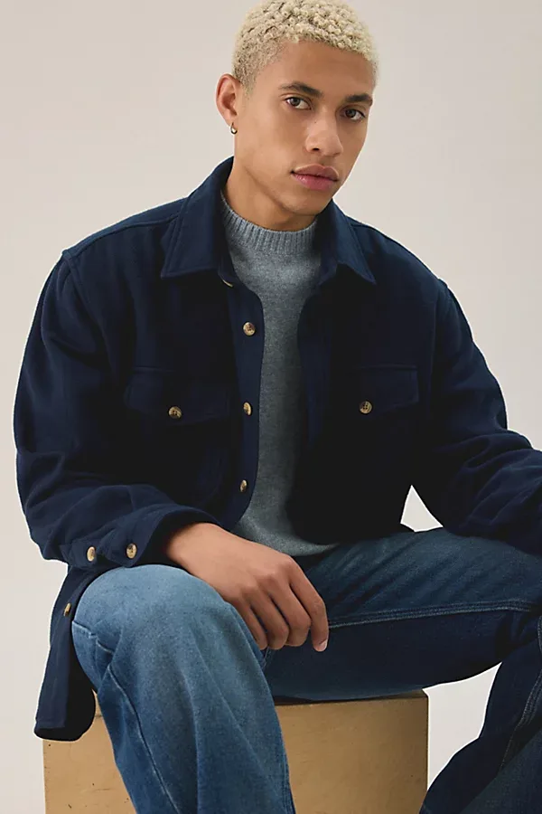 Heavy Flannel Overshirt Top by BDG