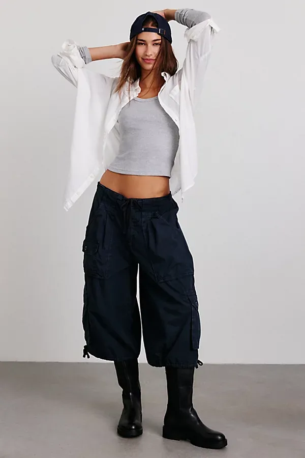 BDG San Diego Cropped Baggy Cargo Pants by BDG