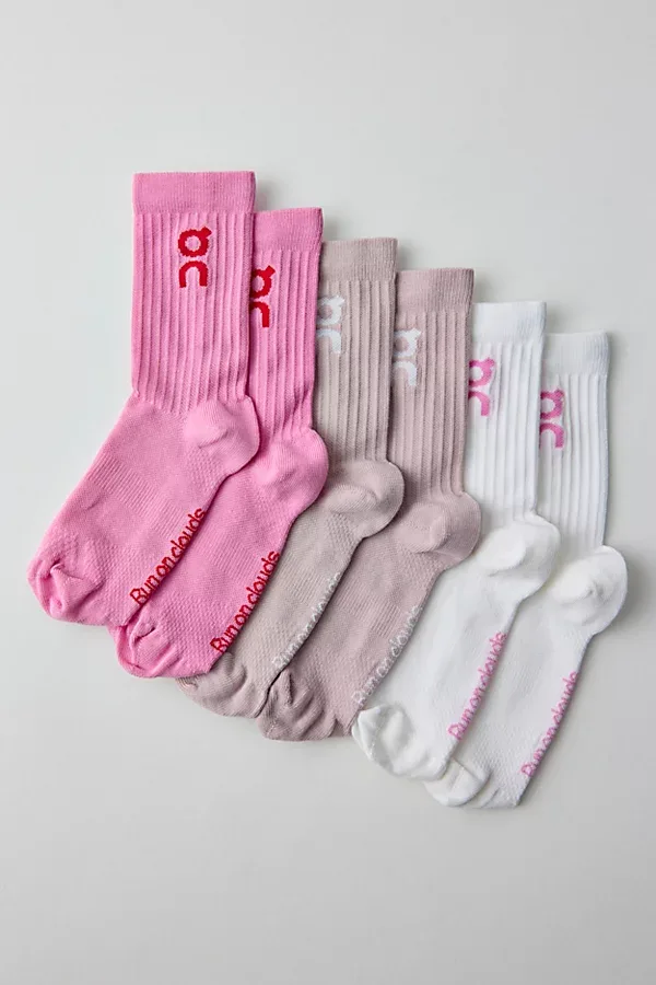 On Cloud Logo Hi Socks 3-Pack by On