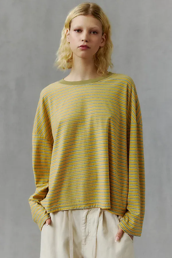 BDG Boxy Long Sleeve Spill the Tee by BDG