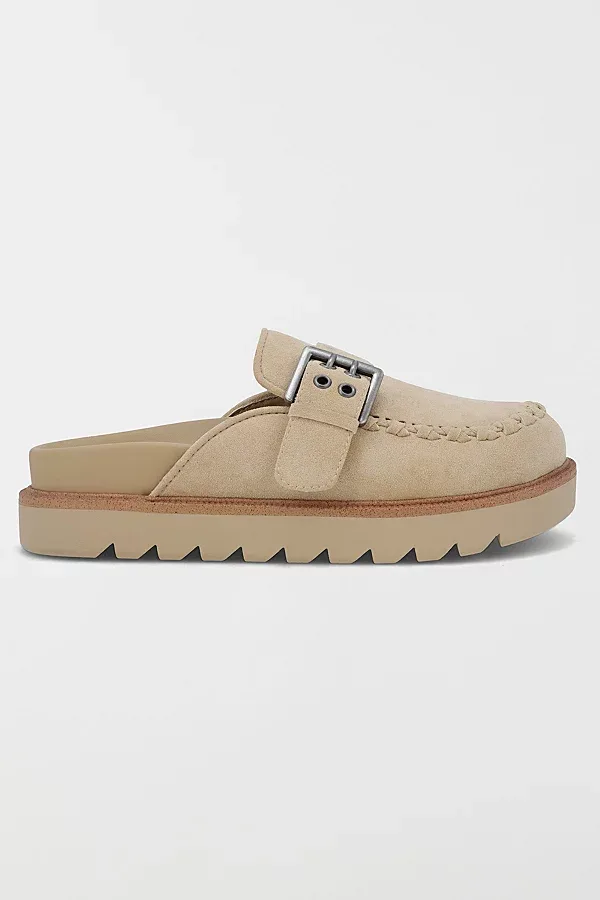 MIA Zaina Suede Buckle Mule