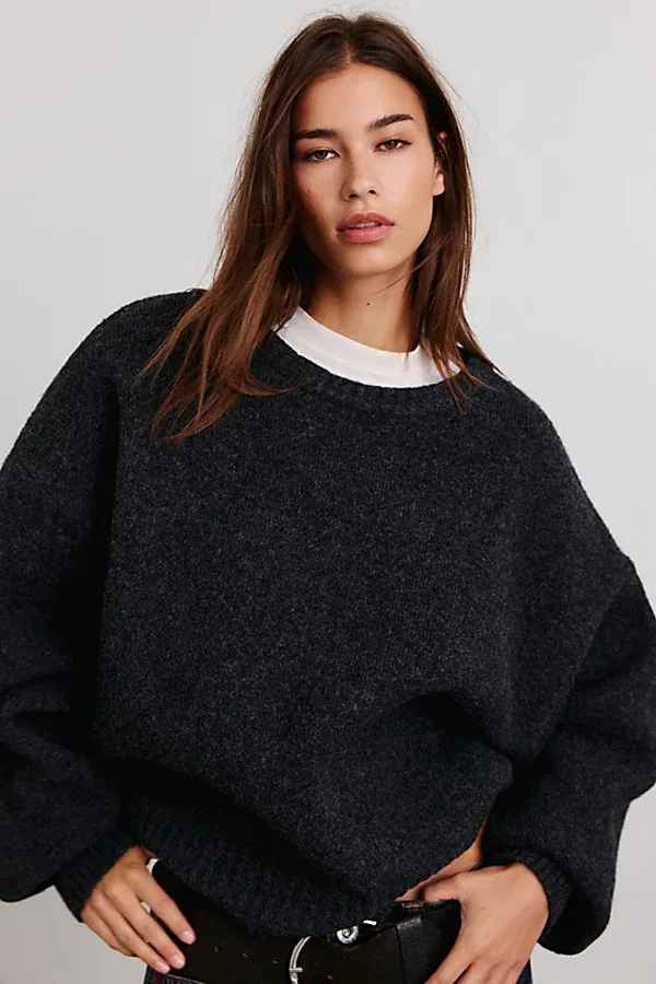 Lioness Dolce Oversized Crew Neck Sweater