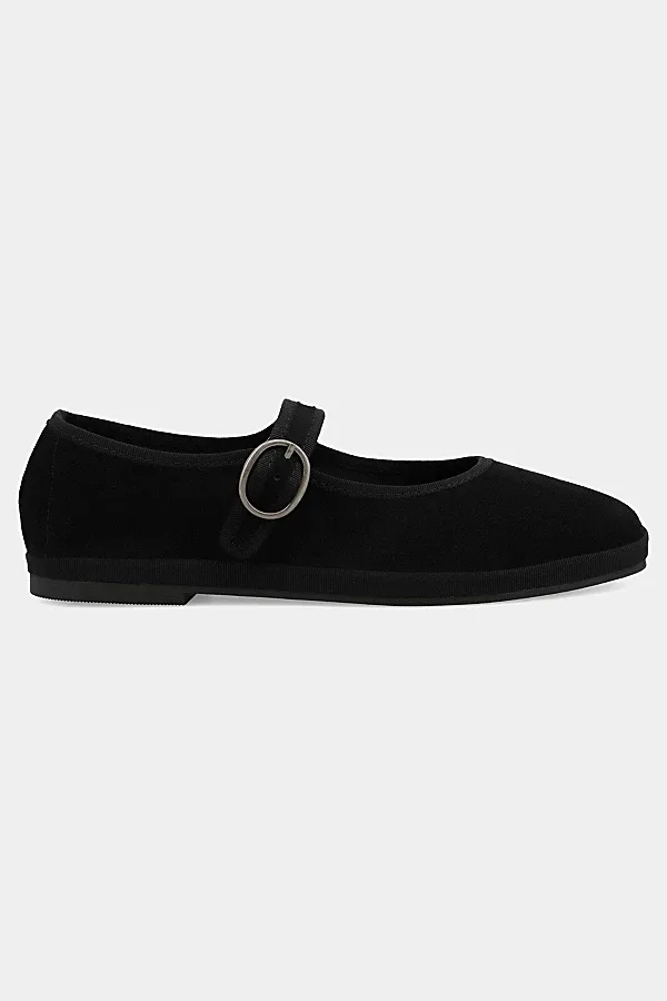 MIA Miluna Suede Mary Jane Flat by MIA Shoes