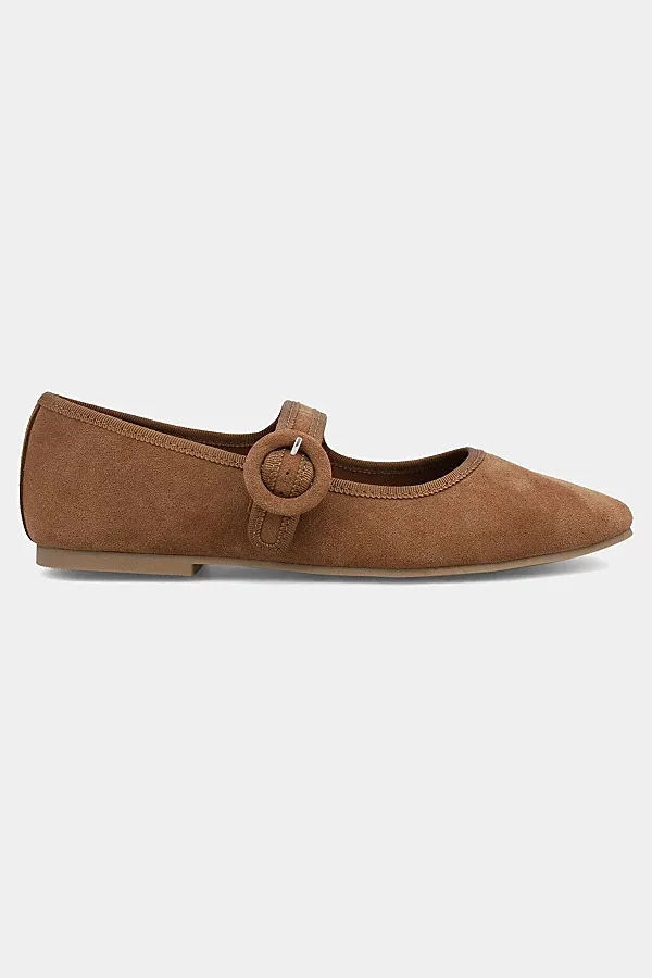 MIA Miya Suede Mary Jane Flat by MIA Shoes