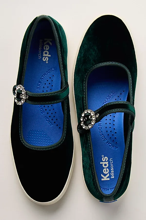 Maisie Velvet Mary Janes by Keds