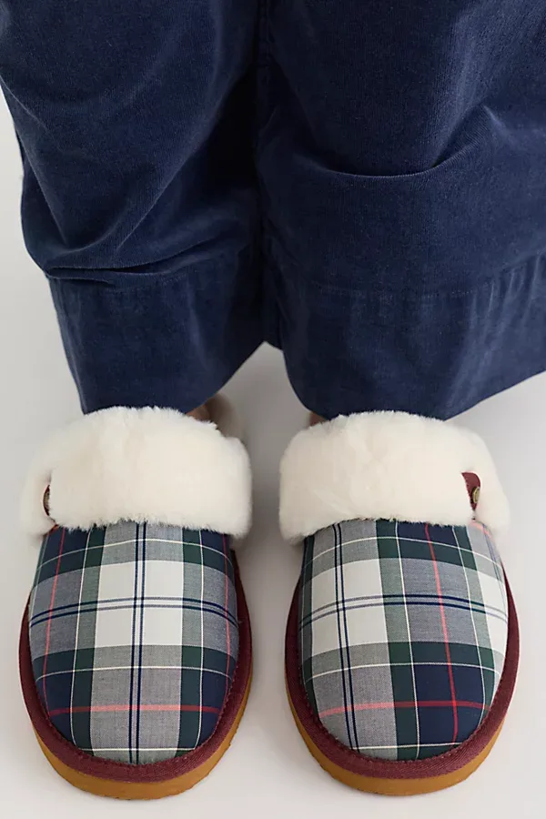 Claudia Tartan Slippers by Barbour