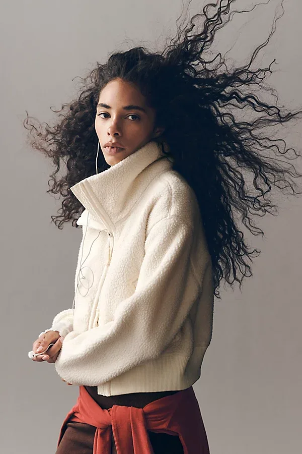 Hit the Slopes Fleece Bomber Jacket