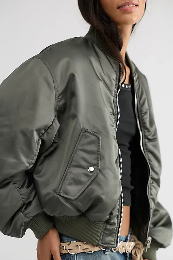 Frankie Reversible Bomber Jacket by AGOLDE