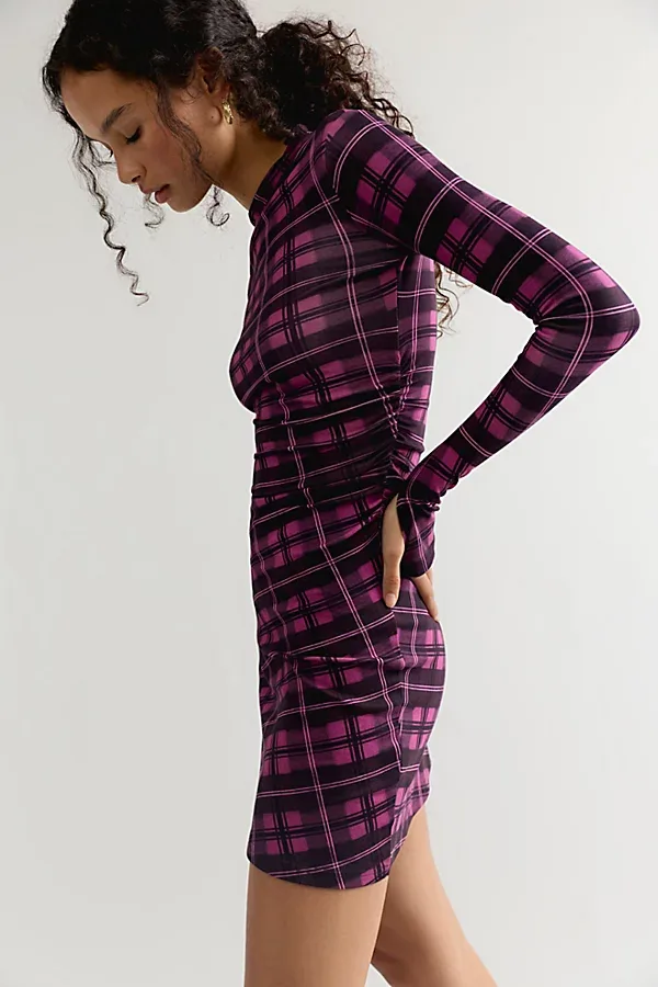 Long Sleeve A-Line Mini Dress by Summi Summi