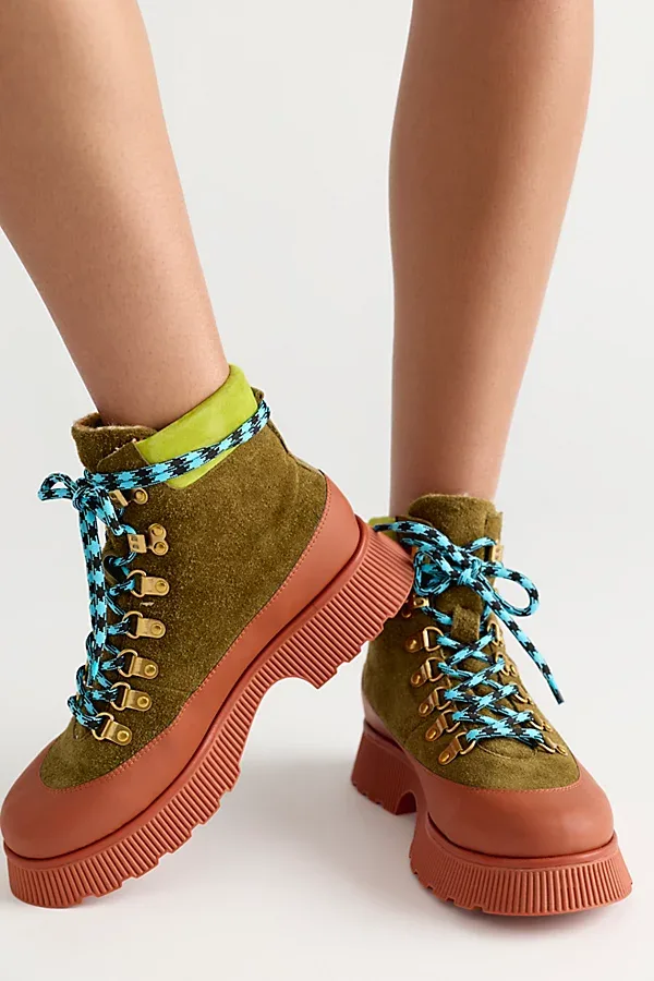 Morris Color-Block Hiker Boots