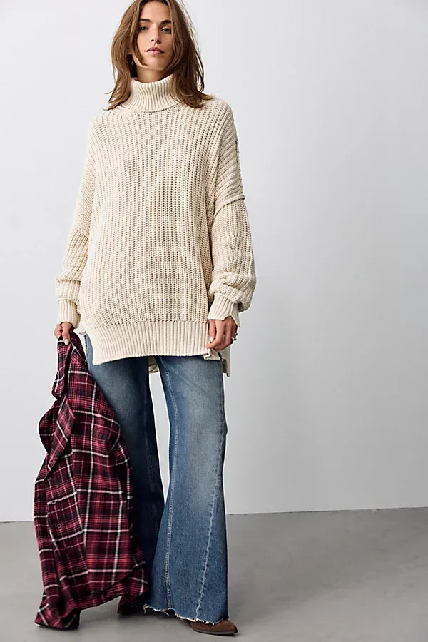 We the Free Worn Thru Turtleneck Sweater by Free People