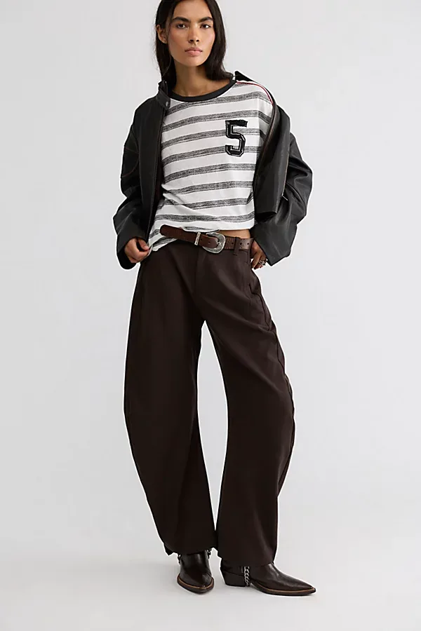 Spotlight Menswear Barrel Trousers by Free People