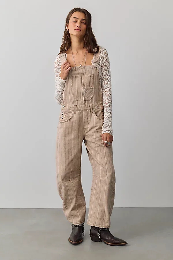 We the Free Good Luck Printed Overalls by Free People