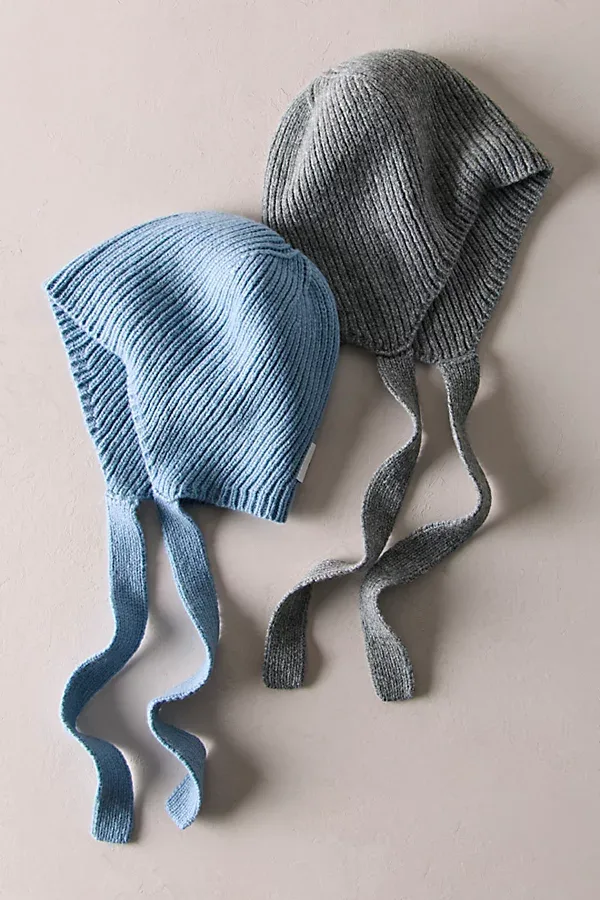 Soft Wool Tied Bonnet Hat by Free People