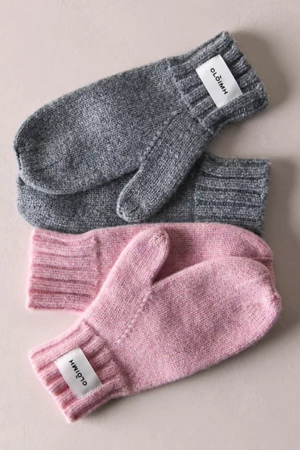 Oversized Wool Mittens by CLIMH