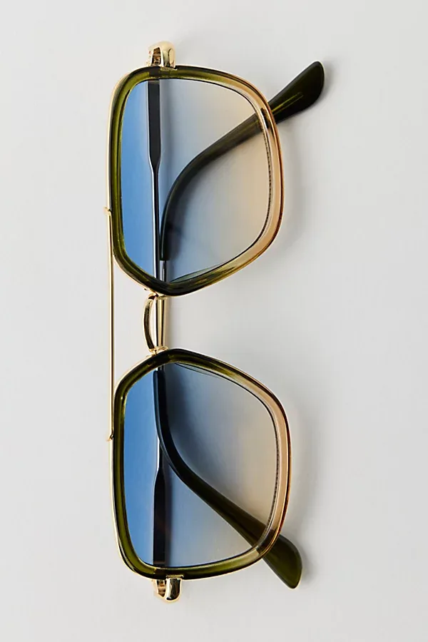 Luna Classic Tinted Aviator Sunglasses