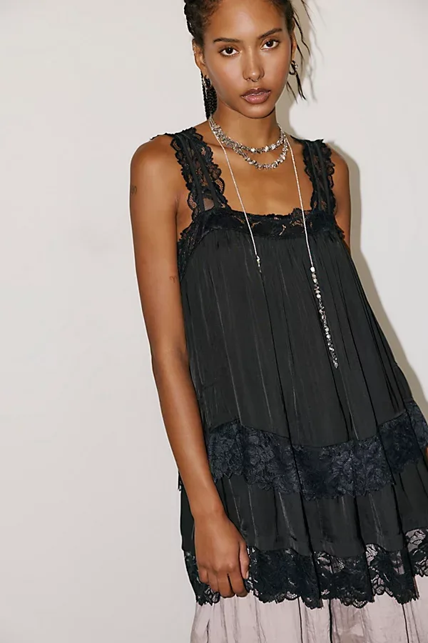 Forever Yours Mini Slip Dress by Free People
