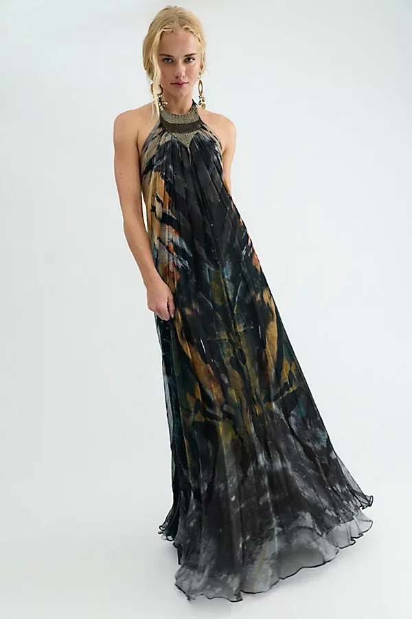 Chains Maxi Dress by Cecilia de Bucourt