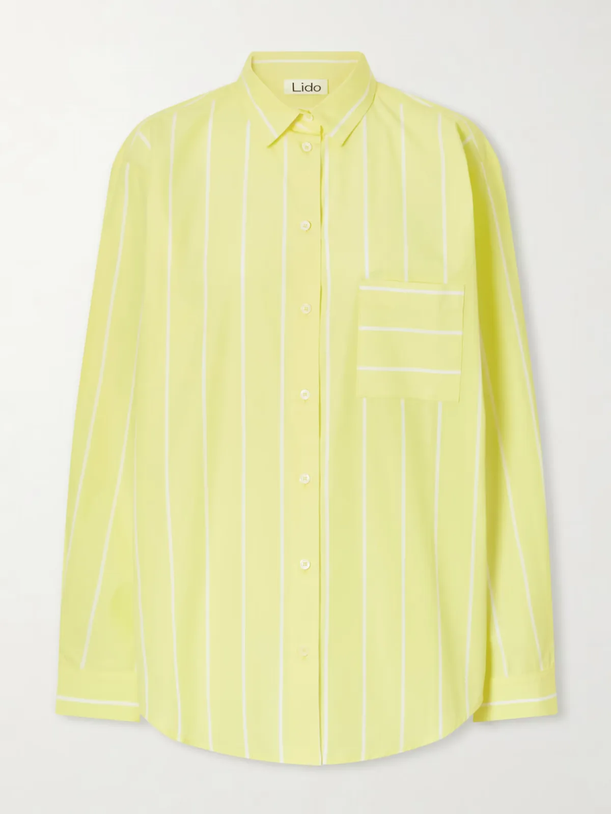 Striped Cotton-Poplin Shirt