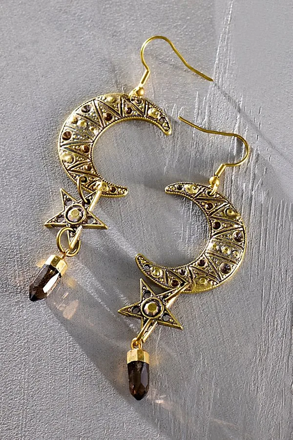 Celestial Night Dangle Earrings by Alkemie