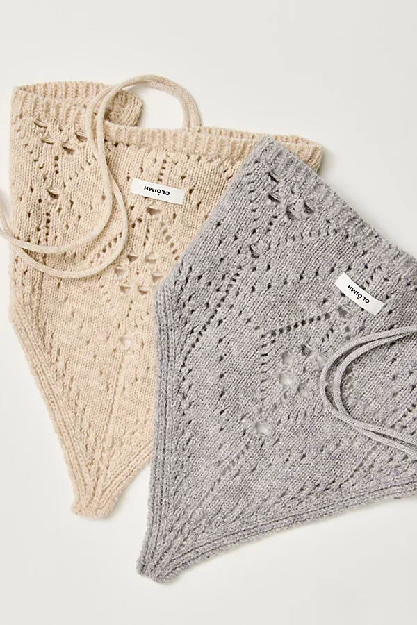 Pointelle Merino Wool Bandana by CLIMH