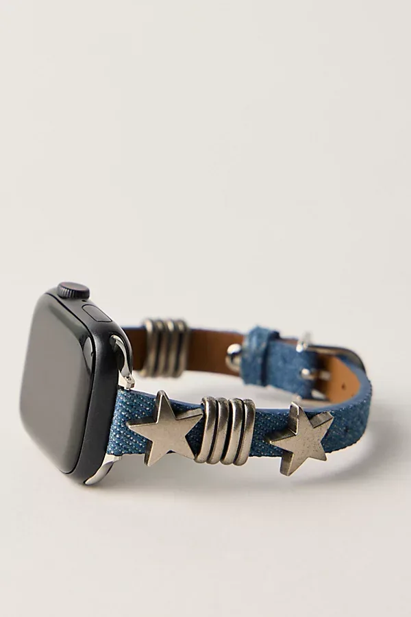 Austin Star Denim Apple Watch Strap by Posh Tech
