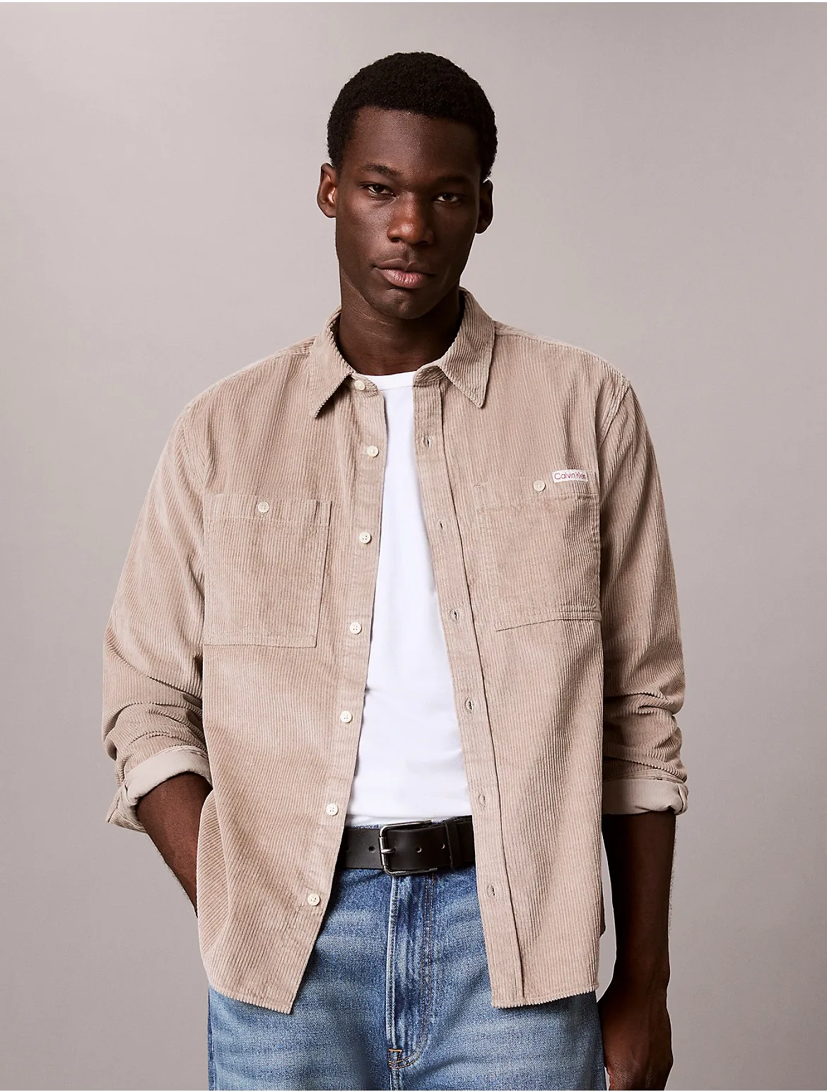 Corduroy Pocket Easy Shirt