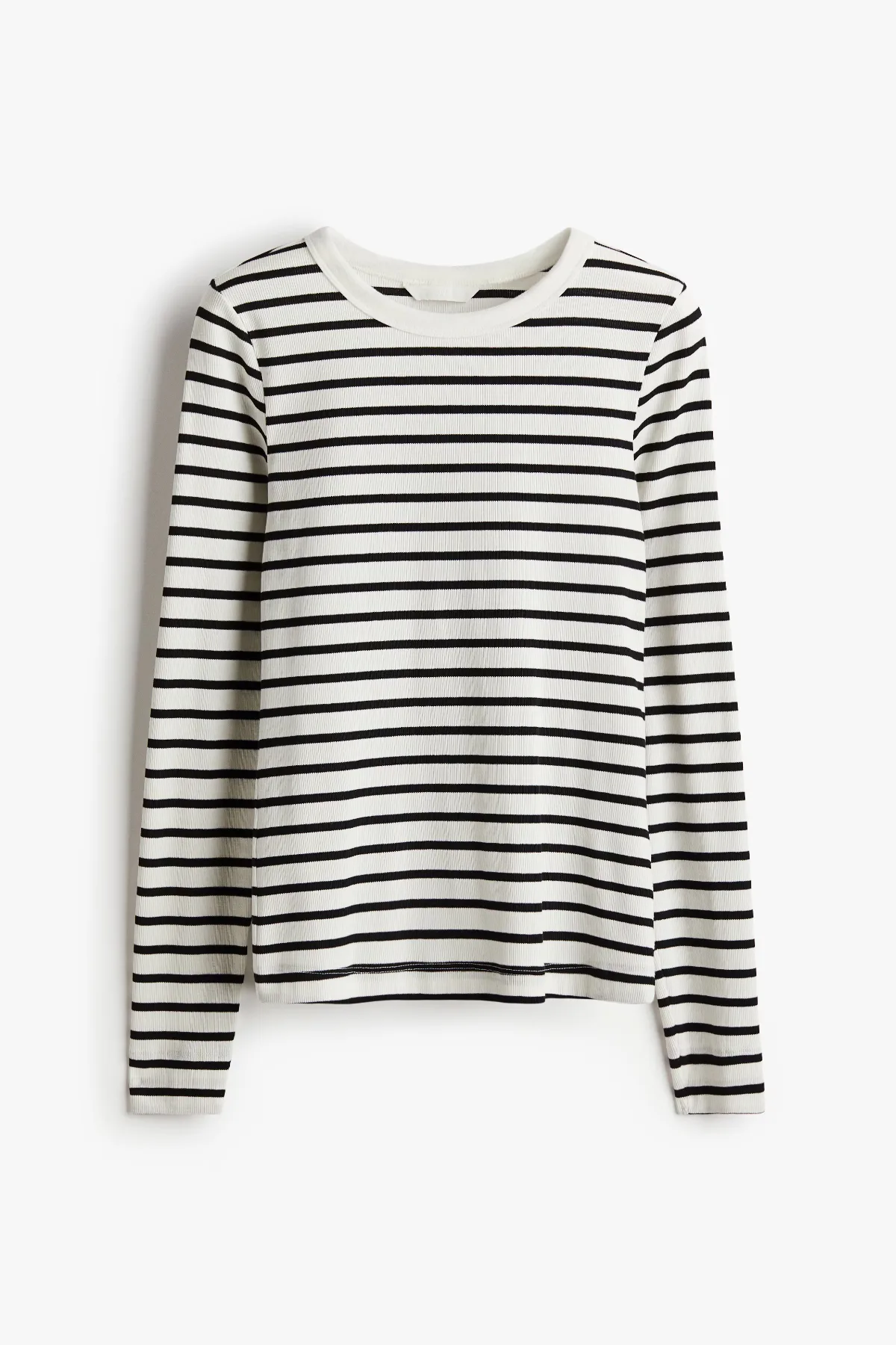 Ribbed Jersey Top by H&M