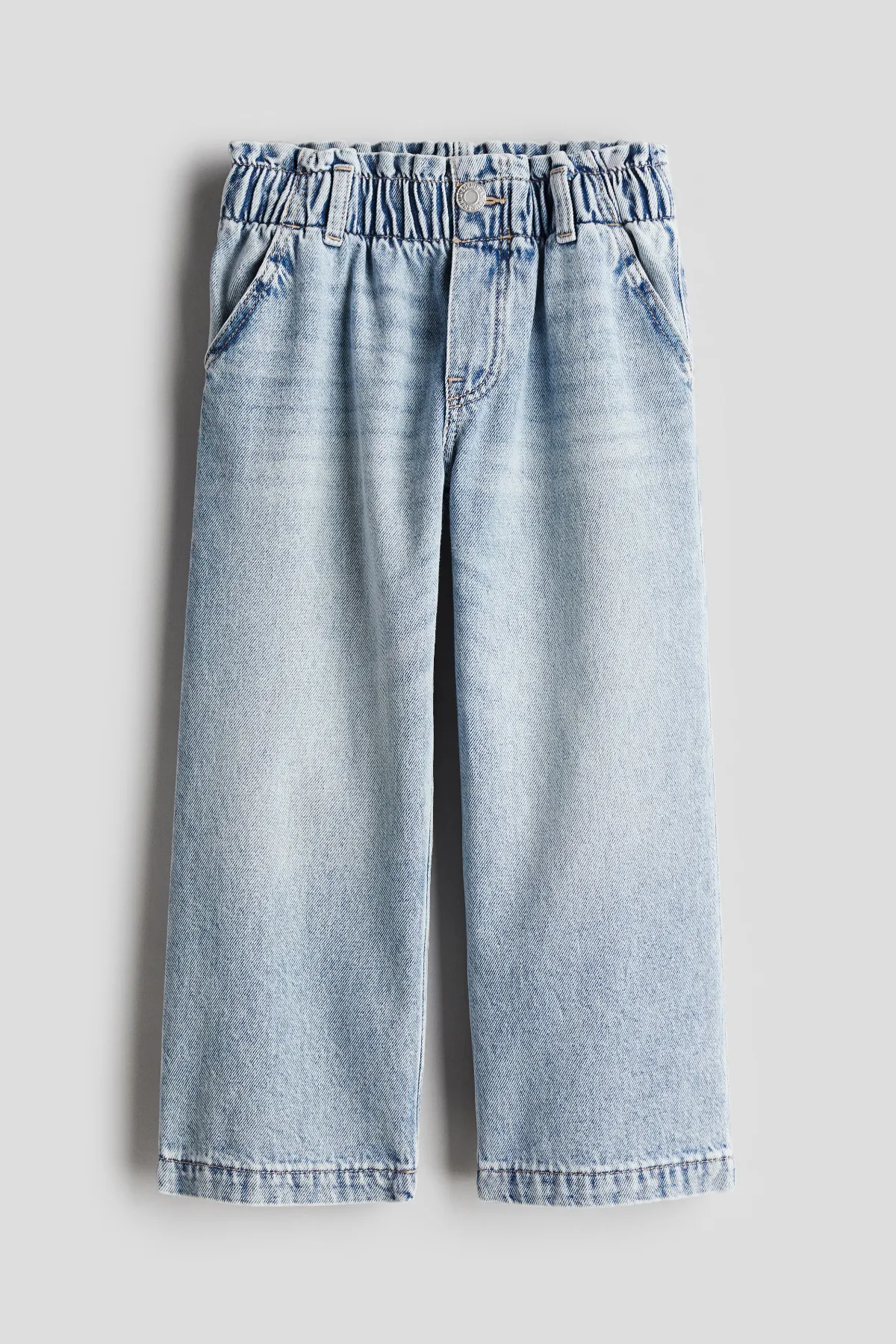 Daisy Wide Leg Paper-Bag Jeans by H&M