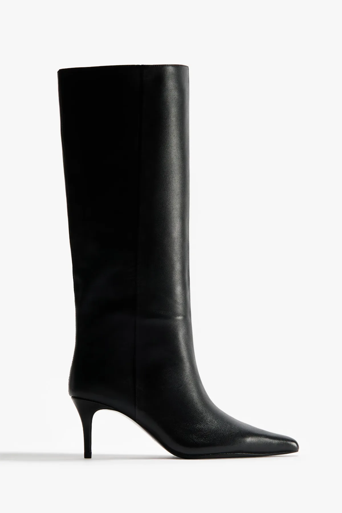 Knee-High Leather Boots