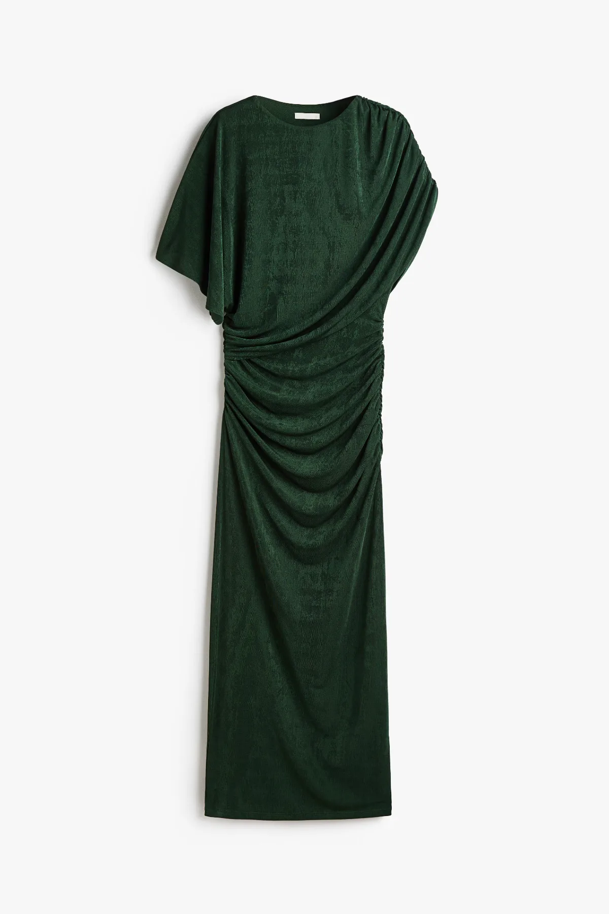 Draped Cape-Detail Dress by H&M