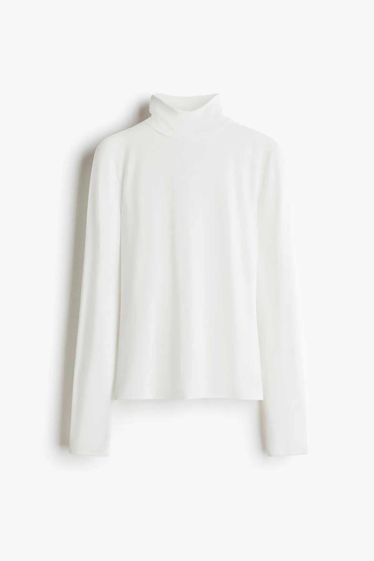 Long-Sleeved Mock Turtleneck Top by H&M