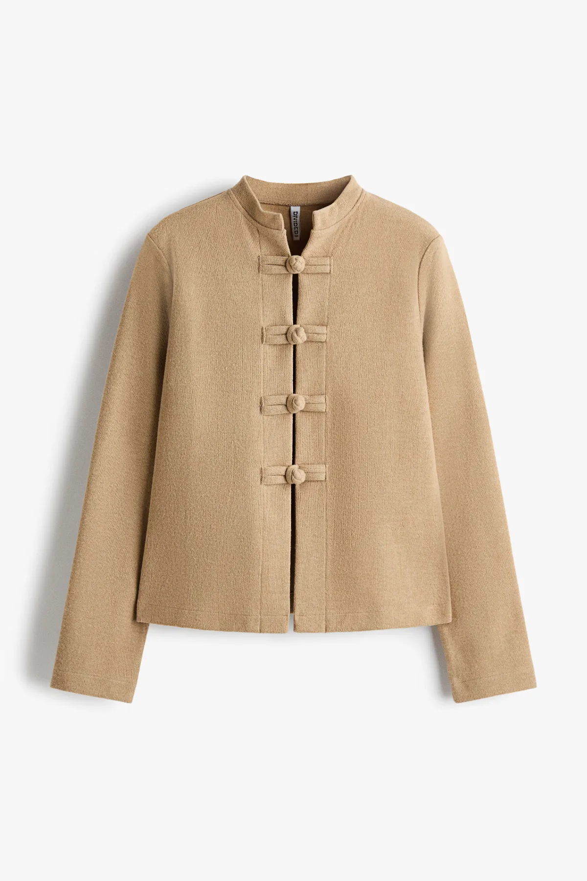 Knot-Button Cardigan