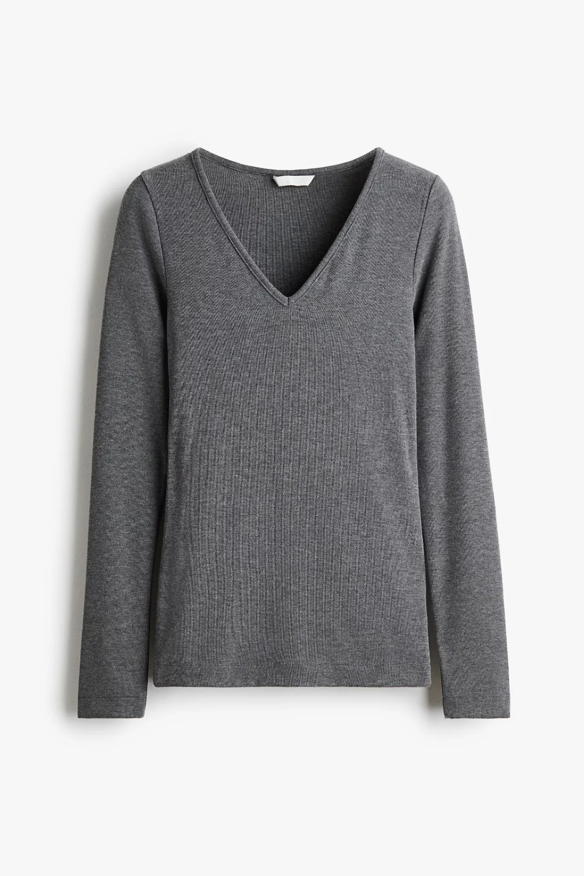 V-Neck Viscose-Blend Top by H&M