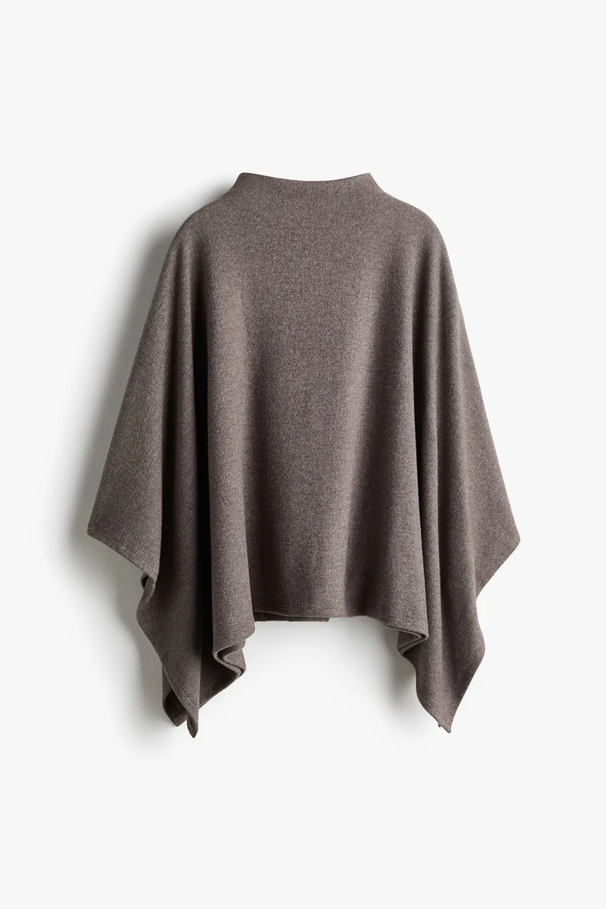 Knit Mock Turtleneck Cape by H&M