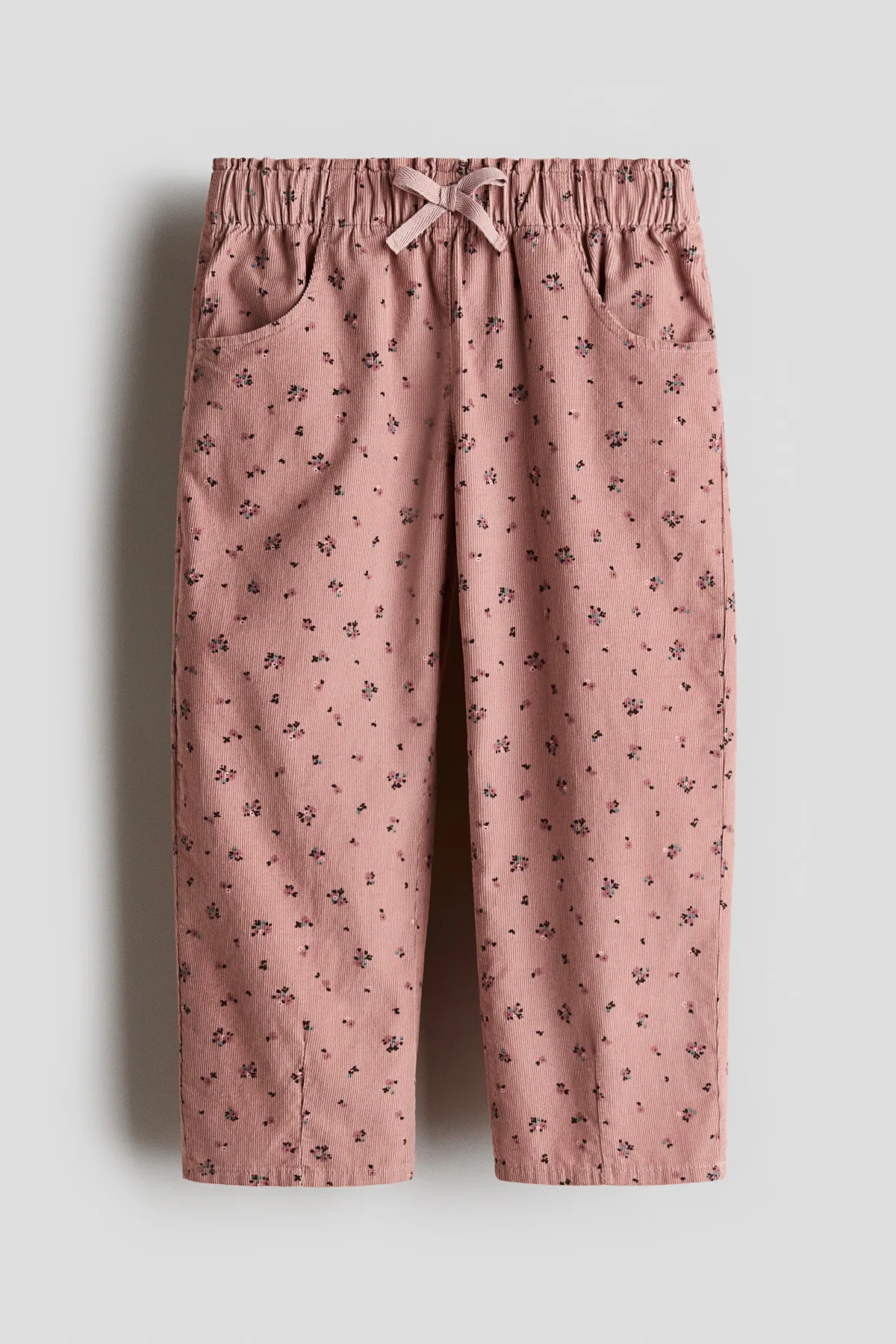Patterned Corduroy Joggers by H&M
