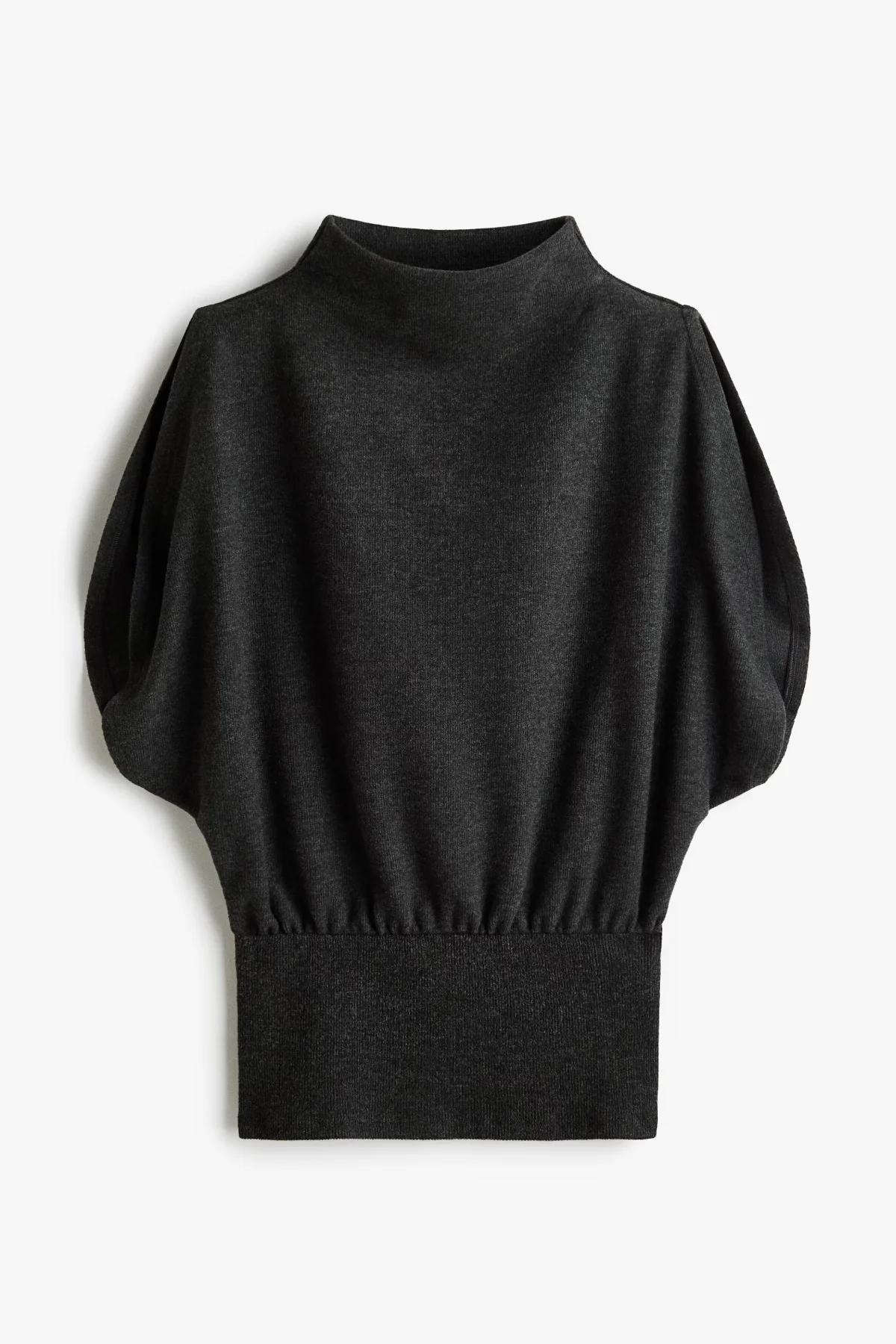 Knit Mock Turtleneck Top by H&M