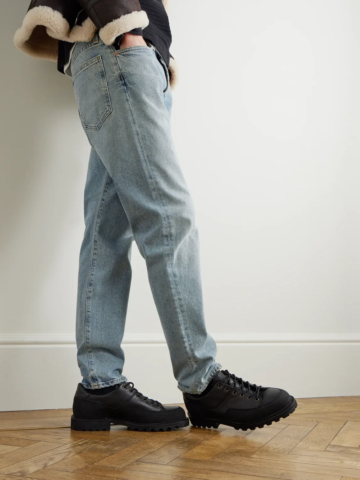 The Hybrid Hiker Full-Grain Leather Boots by Morjas